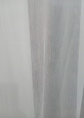 Beyaz Düz Tül Perde - Görsel 2