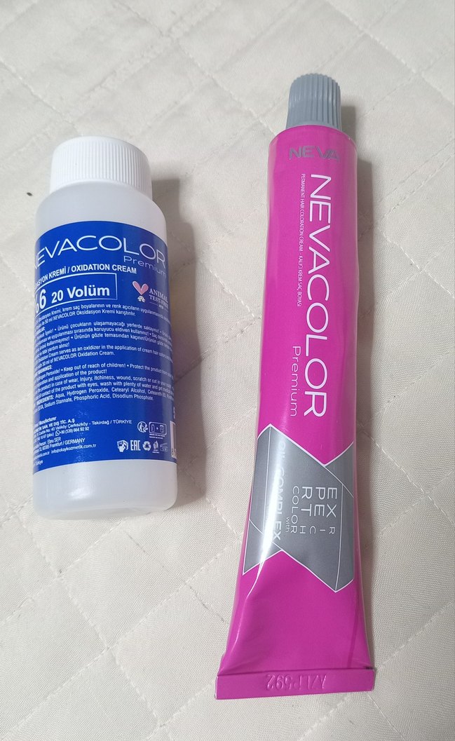 Nevacolor Premium Mavi Siyah Krem Saç Boyası - Görsel 2