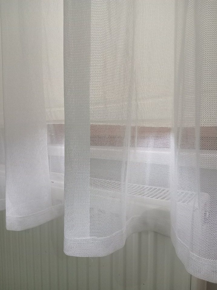 Beyaz Düz Tül Perde - Görsel 2
