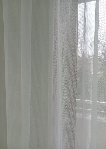 Beyaz Tül Perde - Görsel 2