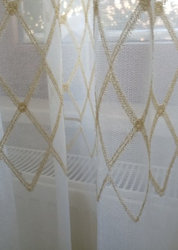 Beyaz Tül Perde - Görsel 2