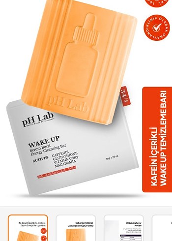 pH Lab Wake Up Enerji Temizleme Barı