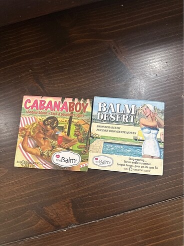 The Balm Cabana Boy ve Balm Desert