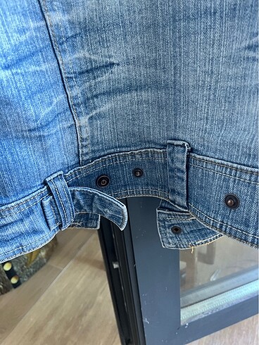 13-14 Yaş Beden mavi Renk H&M kot ceket