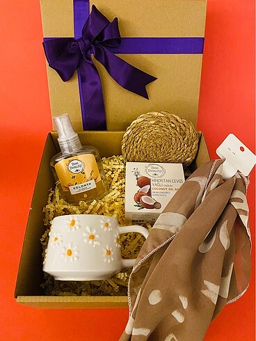 Papatya kupalı hediye kutusu - Görsel 2