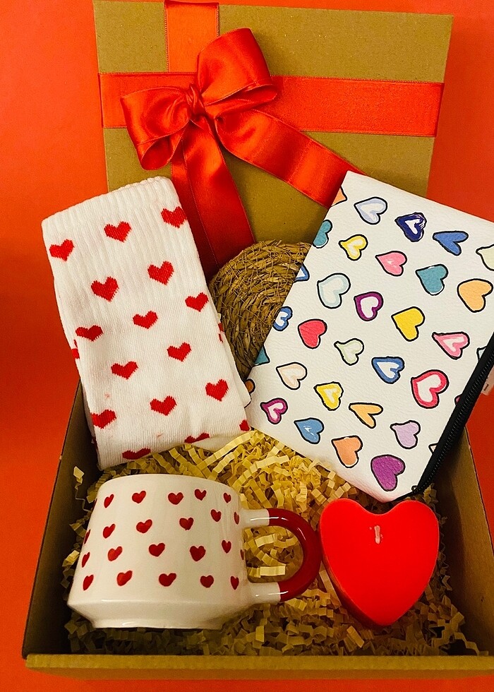 Kalp konsept hediye kutusu - Görsel 2