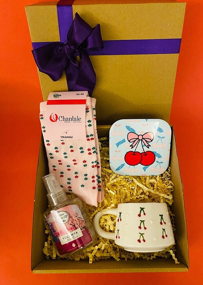 Kiraz konsept hediye kutusu - Görsel 2