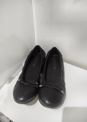 Siyah Tokalı Kadın Topuklu Babet - Görsel 3