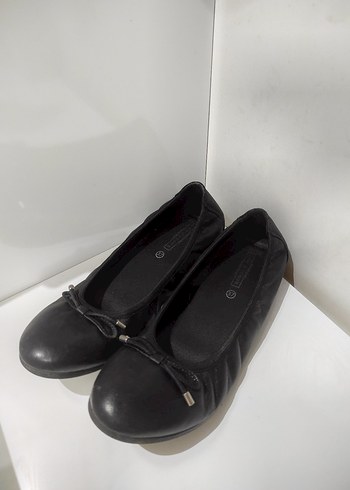 Siyah Tokalı Kadın Topuklu Babet - Görsel 2