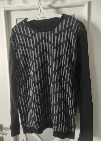 Gri Örgü Kadın Uzun Kollu Kazak - Görsel 3