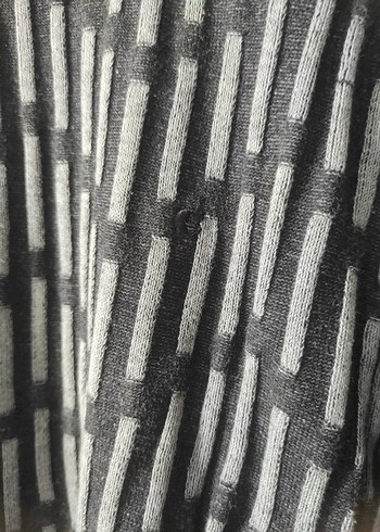 Gri Örgü Kadın Uzun Kollu Kazak - Görsel 2