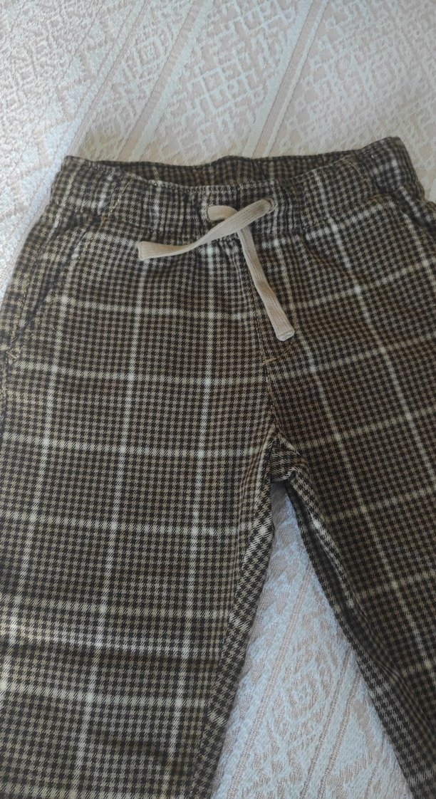 Ekose Kumaş Pantolon - Görsel 2