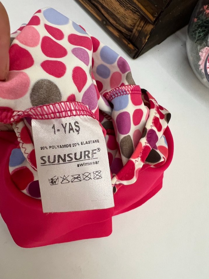 Kız Çocuk Puantiyeli  Mayo - Görsel 4