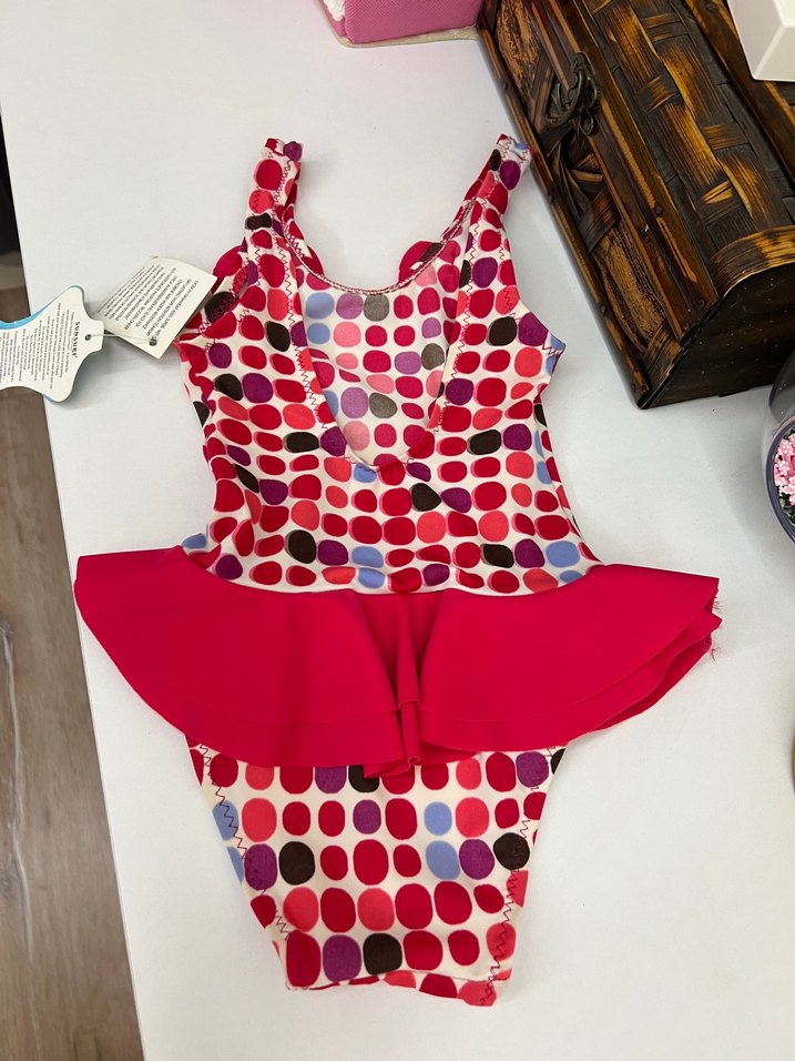 Kız Çocuk Puantiyeli  Mayo - Görsel 3