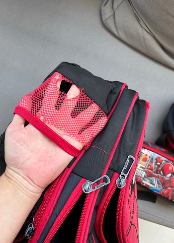 Kırmızı Örümcek Adam Okul Çantası Seti - Görsel 5