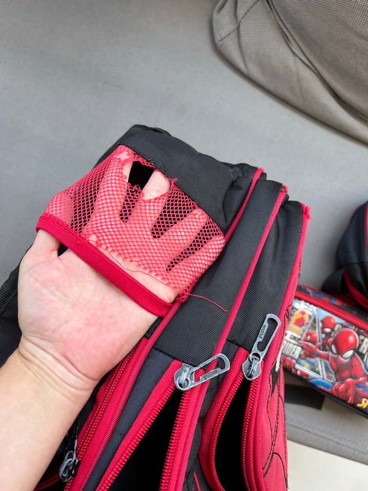 Kırmızı Örümcek Adam Okul Çantası Seti - Görsel 5