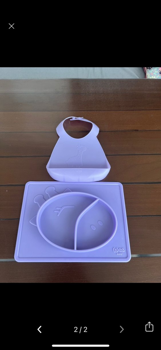 Pastel Mor Bebek Mama Seti - Görsel 2