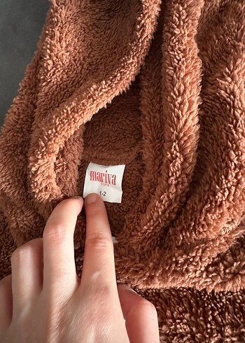 Kahverengi Peluş Bebek Tulumu - Görsel 3