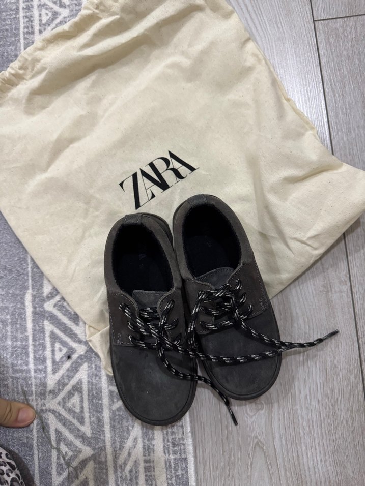 Gri Erkek Çocuk Bağcıklı Günlük Ayakkabı - Görsel 2