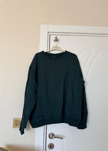 xl Beden Kadın Yeşil Oversize Sweatshirt