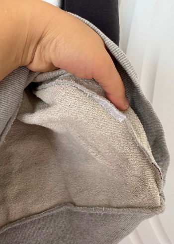 l Beden Levi's Erkek Kapüşonlu Gri Sweatshirt