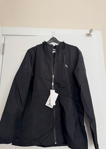 Erkek Siyah Fermuarlı yağmurluk pardüsü - Görsel 8