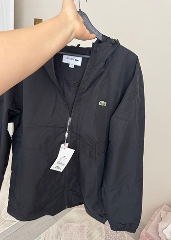 Erkek Siyah Fermuarlı yağmurluk pardüsü - Görsel 6