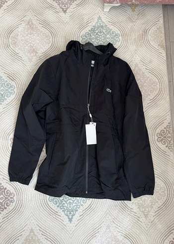 Erkek Siyah Fermuarlı yağmurluk pardüsü - Görsel 2