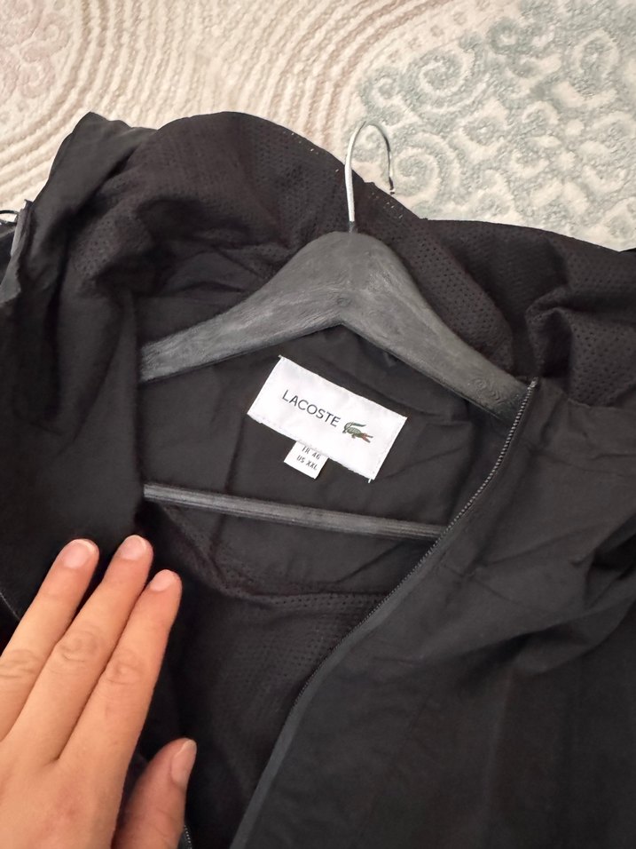 Erkek Siyah Fermuarlı yağmurluk pardüsü - Görsel 3