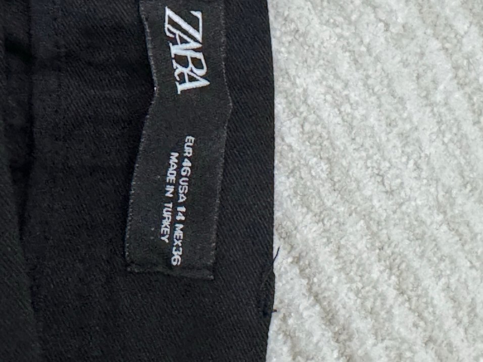 Siyah Regular Fit zara erkek pantolon - Görsel 5