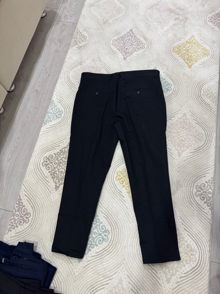 Siyah Regular Fit zara erkek pantolon - Görsel 2