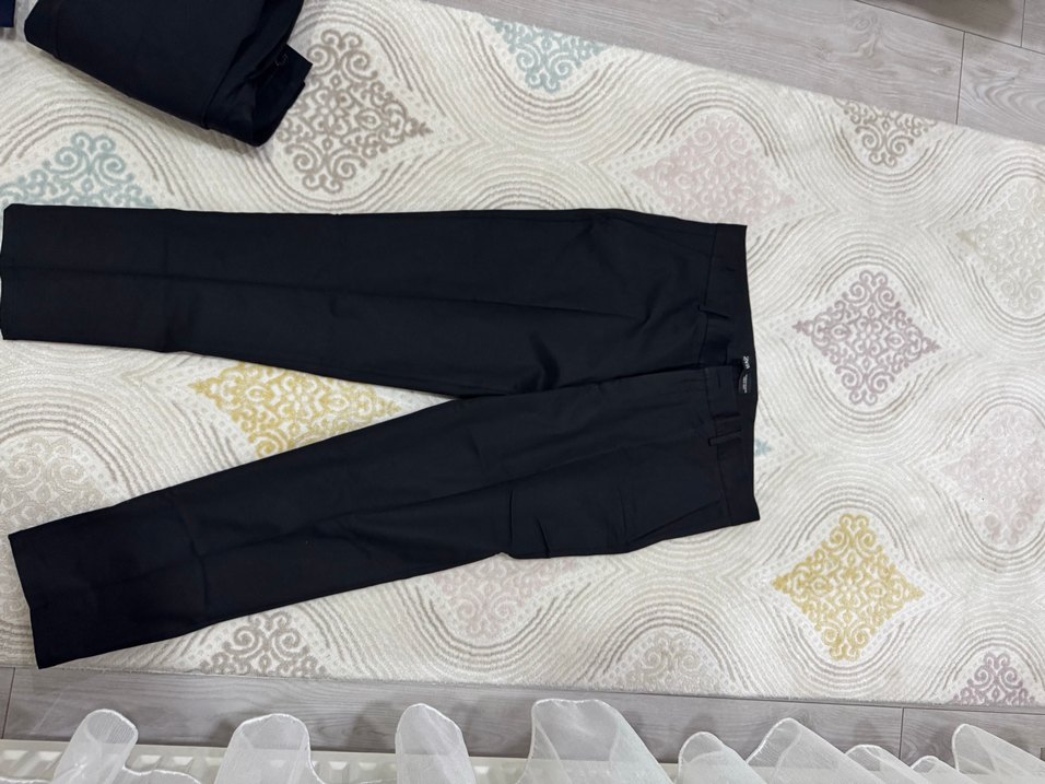Siyah Regular Fit zara erkek pantolon - Görsel 3