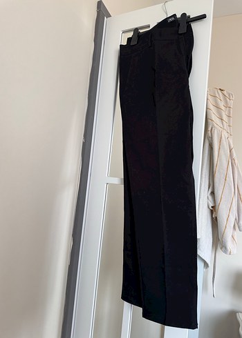 Siyah Midi Kumaş erkek zara Pantolon - Görsel 4