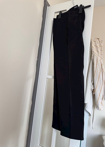 Siyah Midi Kumaş erkek zara Pantolon - Görsel 3