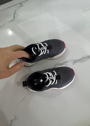 Mickey Baskılı Gri Erkek Çocuk Spor Ayakkabı - Görsel 2