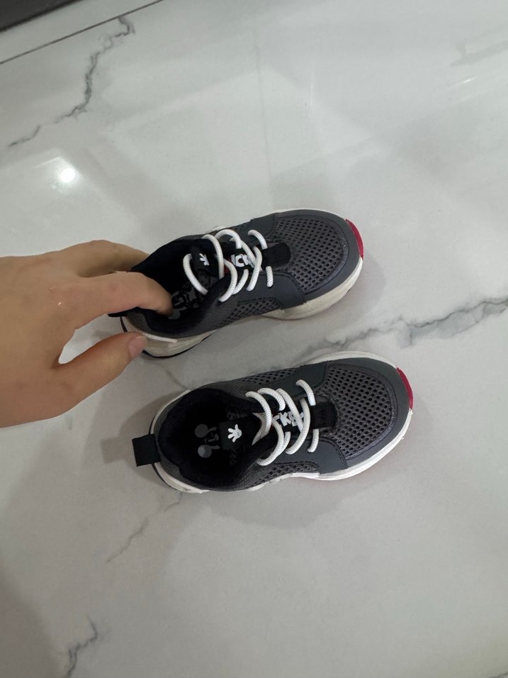 Mickey Baskılı Gri Erkek Çocuk Spor Ayakkabı - Görsel 2