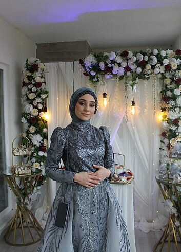 36 Beden gri Renk Söz-nişan-abiye