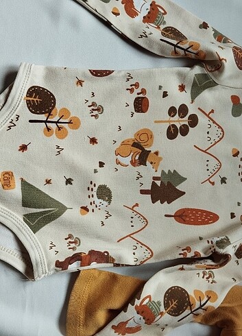 9 Ay Beden camel Renk 2li bebek zıbını