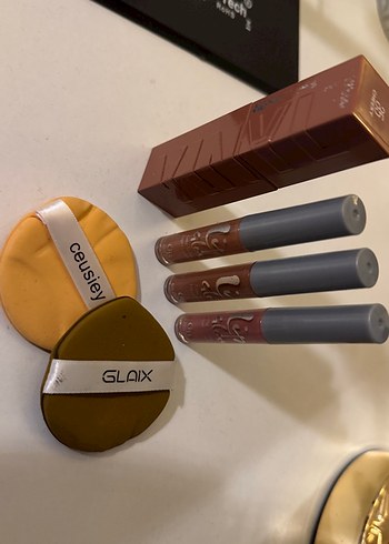 Koyu Kahverengi Mat Ruj Set - Görsel 3