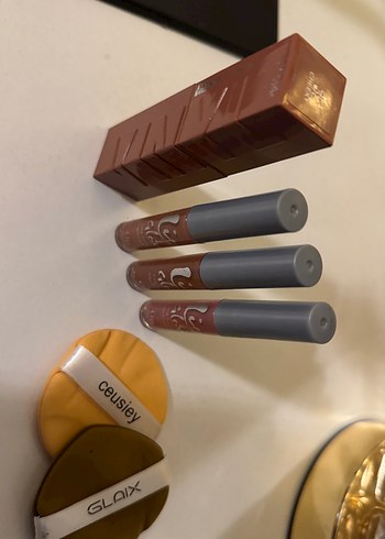 Koyu Kahverengi Mat Ruj Set - Görsel 2