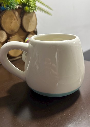 Unicorn Figürlü Pastel Beyaz Kupa - Görsel 3