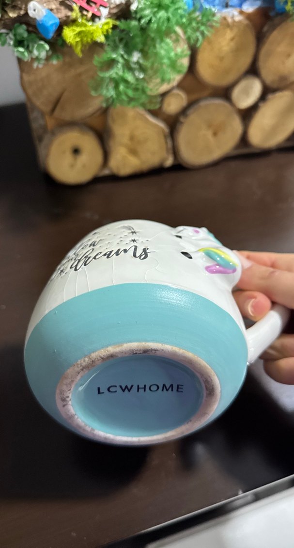 Unicorn Figürlü Pastel Beyaz Kupa - Görsel 5