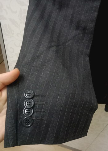 Gri Erkek Regular Fit Takım Elbise Ceket - Görsel 2