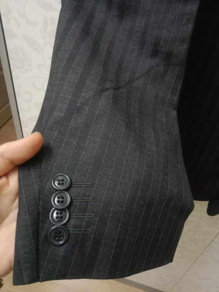 Gri Erkek Regular Fit Takım Elbise Ceket - Görsel 2