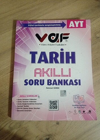 VAF YAYINLARI AYT TARİH SORU BANKASI