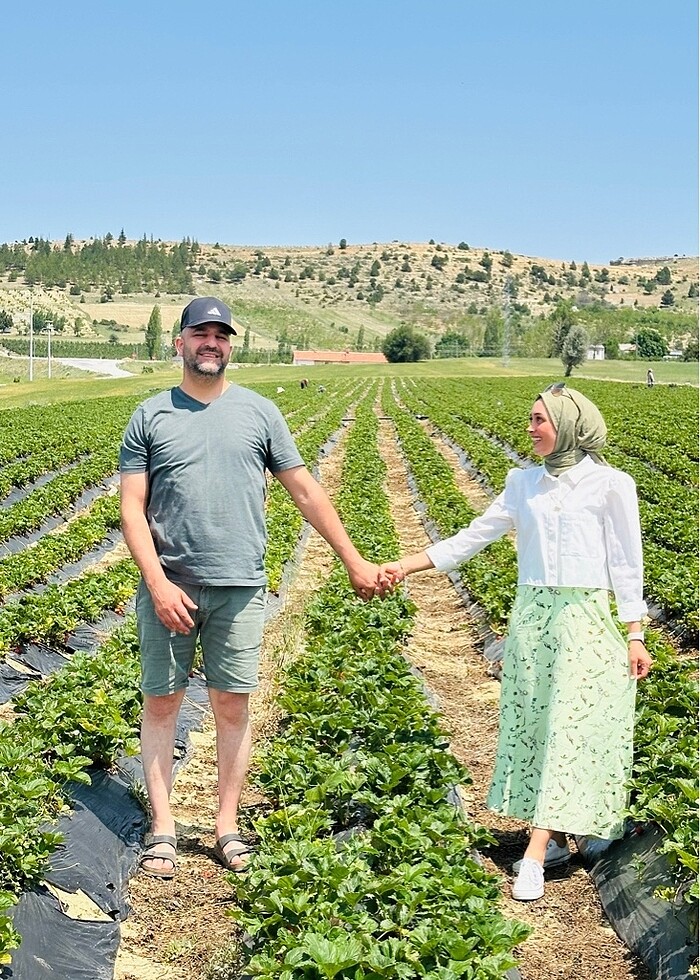 Yeşil çiçek desen etek yazlık ince rahat - Görsel 2