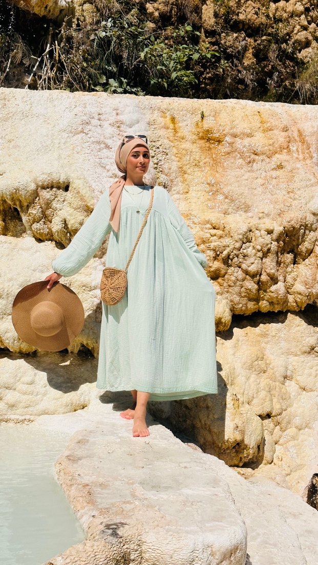 Bohem Tarz hasır çanta - Görsel 2