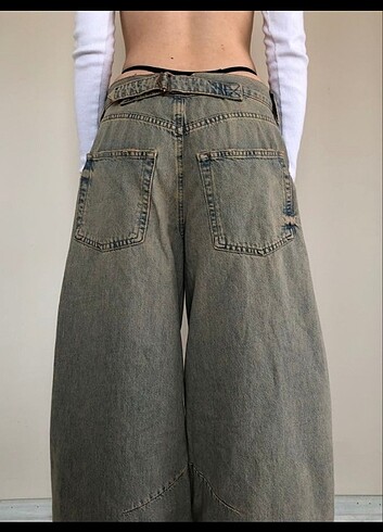 Urban Outfitters bdg jean kemerli taşlamalı 