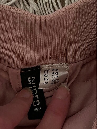 xs Beden pembe Renk oversize bomber ceket