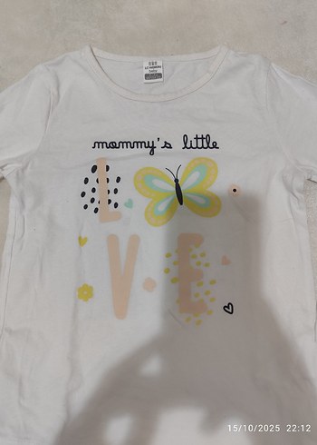 Sarı Baskılı Uzun Kollu Bebek Kız Takımı - Görsel 2